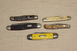 lot 258 image: Vintage Pocket Knives