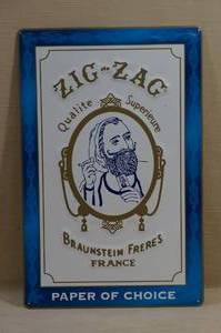 lot 278 image: Metal Zig-Zag Sign