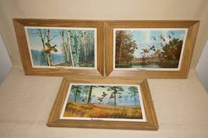lot 284 image: 3 Vintage Framed Federal Ads
