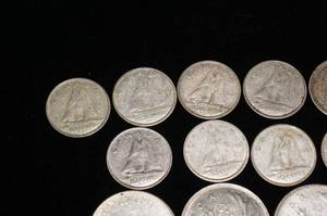 lot 94 image: Canadian Silver Coins