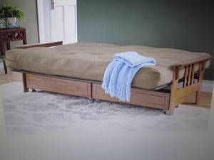 lot 29 image: Futon Mattress open box Retail $249...