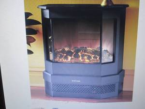 lot 37 image: 3-Sided Contemporary Classic Firepl...