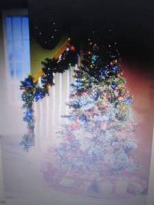 lot 47 image: Prelit Tree, Wreath and Garland Set...
