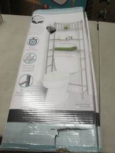 lot 129 image: Zenna Home Bathroom Spacesaver open...