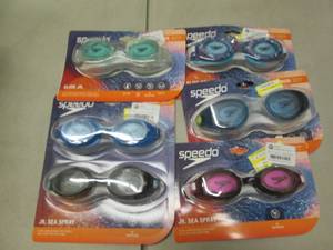 lot 131 image: 6 pr Speedo Junior(6-14) Swim Goggl...