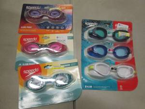 lot 135 image: 6 pr Speedo Junior(6-14) Swim Goggl...