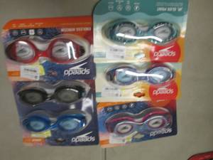 lot 137 image: 6 pr Speedo Junior(6-14) Swim Goggl...