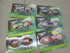 lot 138 image: 6 pr Speedo Kids(3-8) Swim Goggles...