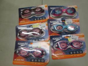 lot 139 image: 6 pr Speedo Junior(6-14) Swim Goggl...