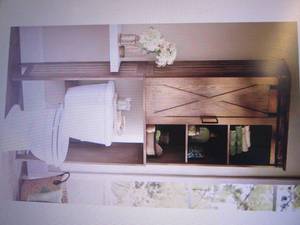 lot 158 image: Barn Door Space Saver open box Reta...