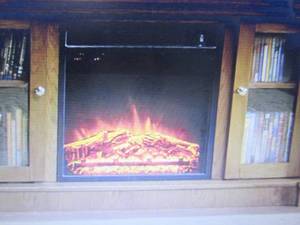 lot 170 image: Electric Fireplace Insert open box ...