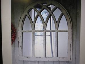 lot 175 image: Distressed Mirror open box Retail $...