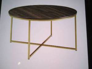 lot 180 image: 36 inch Wood Coffee Table Dark Waln...