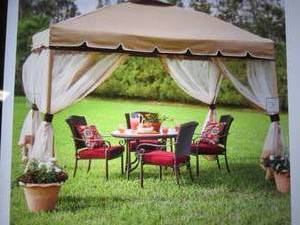 lot 205 image: Popup Gazebo open box, used Assembl...