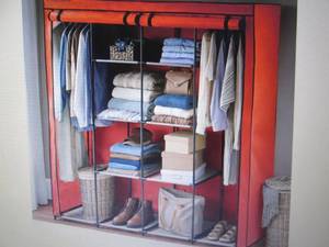 lot 217 image: Wide Wardrobe open box Retail $59.9...