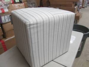 lot 230 image: Threshold Fabric Ottoman one inner ...