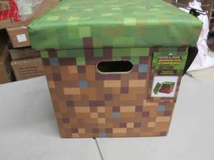lot 233 image: Minecraft Storage Bin Box...