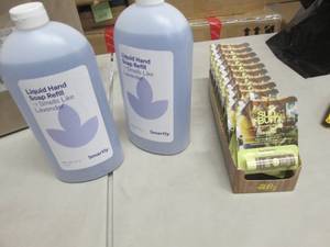 lot 255 image: 2 - 50 oz Liquid Soap Refills, Bana...