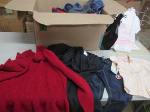 lot 263 image: Box of Assorted NWT Clothing Items...