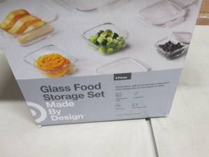 lot 267 image: Glass Storage Set open box...