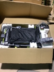 lot 52 image: RYOBI 20 in. 40-Volt 6.0 Ah Lithium-Ion Battery Brushless Cordless Walk Behind Self-Propelled Lawn Mower with Charger Included SEE PICS