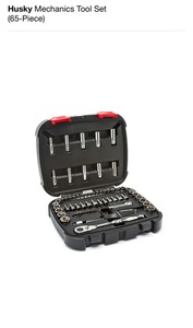 lot 6 image: 2 HUSKY Mechanics Tool Set (65-PIECE) NOT USED