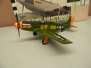 lot 14 image: Spec Cast Liberty P-51D Mustang Airplane Die Cast Metal Bank - NEW IN BOX - SEE PICTURES