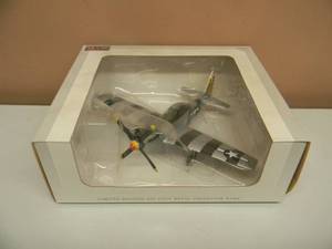 lot 16 image: Spec Cast NORTH AMERICAN P-51D MUSTANG Airplane Die Cast Metal Bank - NEW IN BOX - SEE PICTURES
