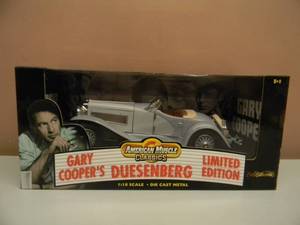 lot 18 image: ERTL AMERICAN MUSCLE CLASSICS - GARY COOPERS DUESENBERG - 118 SCALE DIE-CAST - AWESOME - NEW IN BOX - SEE PICTURES