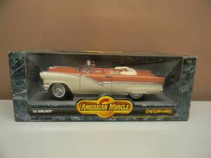 lot 21 image: ERTL AMERICAN MUSCLE - 56 SUNLINER - 118 SCALE DIE-CAST - AWESOME - NEW IN BOX - SEE PICTURES