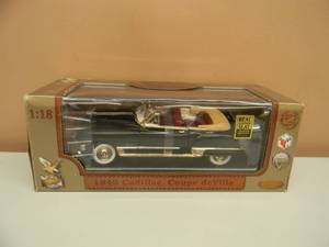 lot 27 image: ROAD LEGANDS - 1949 CADILLAC COUPE DEVILLE - 118 SCALE DIE-CAST - NEW IN BOX - SEE PICTURES