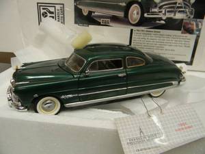 lot 31 image: THE FRANKLIN MINT THE 1951 HUDSON HORNET - 124 SCALE - AWESOME - NEW IN BOX - SEE PICTURES