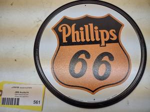lot 561 image: Phillips 66 Tin Sign, 12...