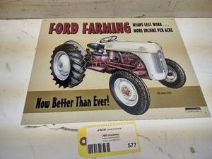 lot 577 image: Case Tractors Tin Sign, 16x12.5...