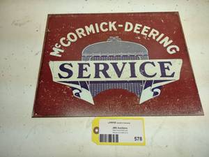 lot 578 image: Ford Tractors Tin Sign, 16x12.5...