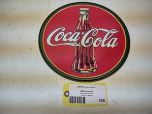 lot 586 image: Coca-Cola Tin Sign, 12...