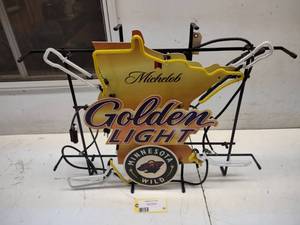 lot 30 image: Michelob Golden Light MN Wild, Brok...
