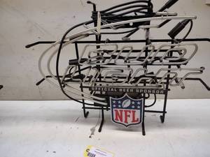 lot 84 image: Bud Light NFL, Flickered, Broken Tu...