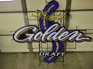lot 18 image: Michelob Golden Draft, Broken Tube,...