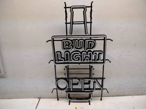 lot 106 image: Bud Light Open, LED, New, No Power ...