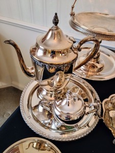 lot 29 image: Large Variety of Silver Plated Servingware