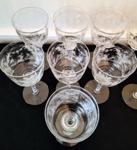 lot 34 image: More Beautiful Etched Glassware