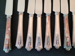 lot 90 image: Vintage Rodgers Silver Plated Flatware Set