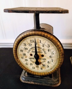 lot 91 image: Antique Grinder and Scale