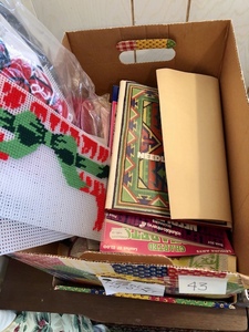 lot 43 image: Needlepoint Supplies