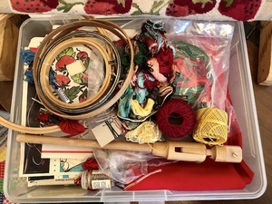 lot 44 image: Embroidery Supplies