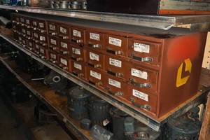 lot 75 image: (2) Bolt Bins w Assorted Hardware