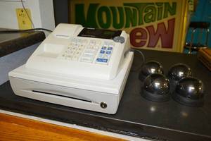 lot 94 image: Casio Electronic Cash Register  (4) Fake Cameras