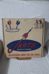lot 2 image: EMPTY Jarts Box & Yellow Rings ONLY