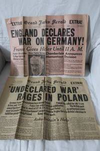 lot 9 image: 1939 Grand Forks Heralds - About War in Europe